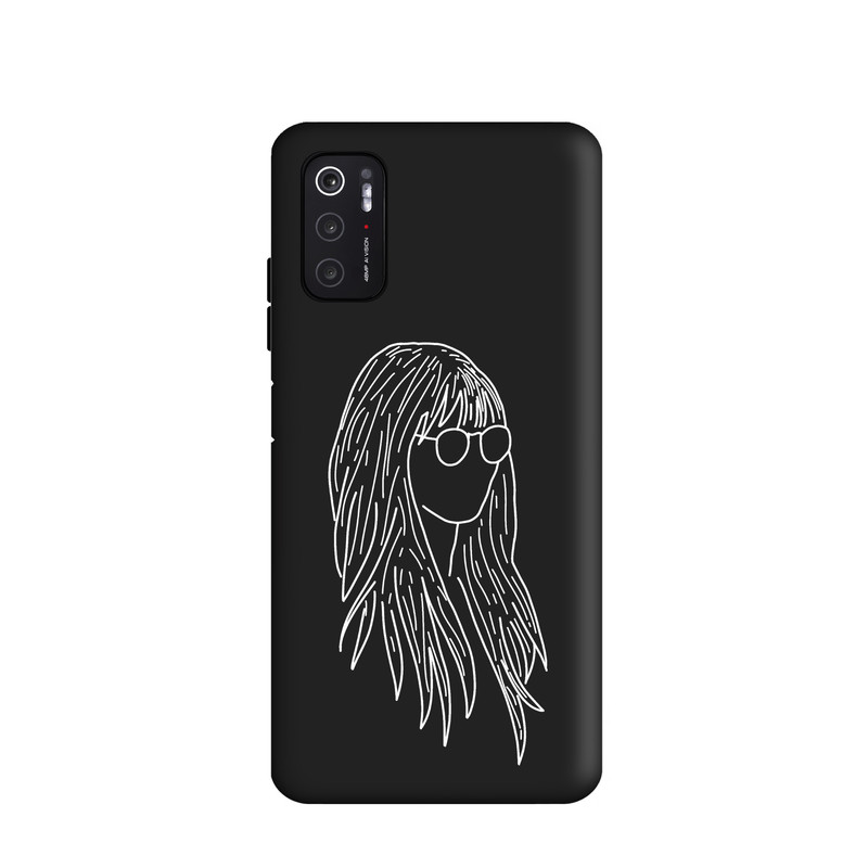 کاور طرح دختر مینیمال کد y8133 مناسب برای گوشی موبایل شیائومی Poco M3 pro