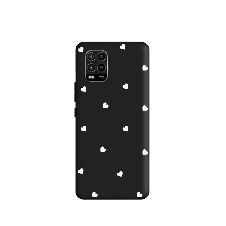 کاور طرح قلب سفید مینیمال کد y7557 مناسب برای گوشی موبایل شیائومی Mi 10 Lite
