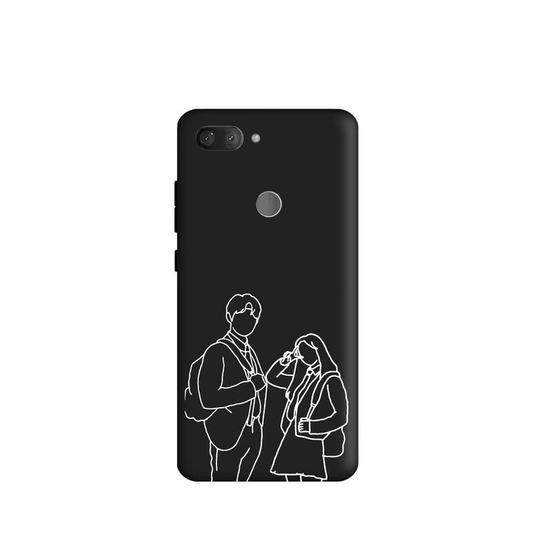 کاور طرح عاشقانه مینیمال کد y7043 مناسب برای گوشی موبایل شیائومی Mi 8 Lite