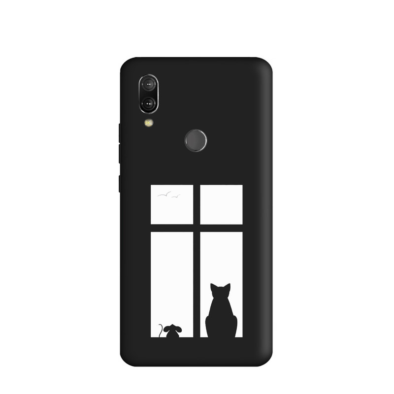 کاور طرح گربه مینیمال کد y8379 مناسب برای گوشی موبایل شیائومی Redmi 7