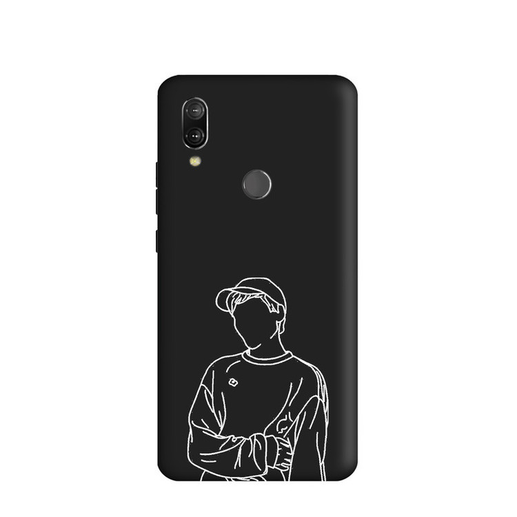 کاور طرح مینیمال پسرانه کد y8394 مناسب برای گوشی موبایل شیائومی Redmi 7