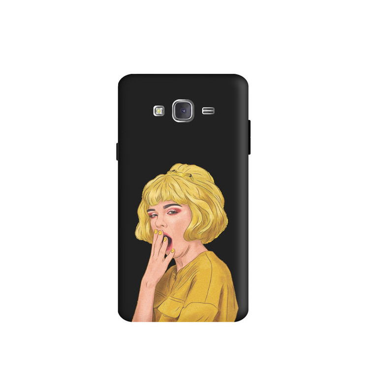 کاور طرح دختر خوابالو کد y2465 مناسب برای گوشی موبایل سامسونگ Galaxy J2 Prime / G530 / Grand Prime