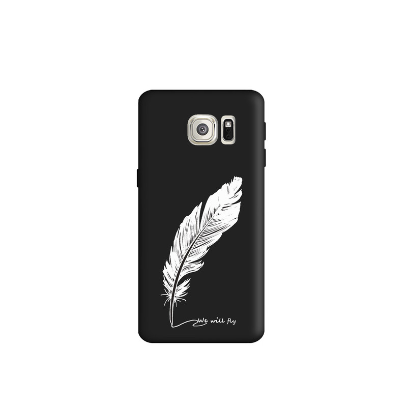 کاور طرح پر قلم کد y5479 مناسب برای گوشی موبایل سامسونگ Galaxy S6 edge