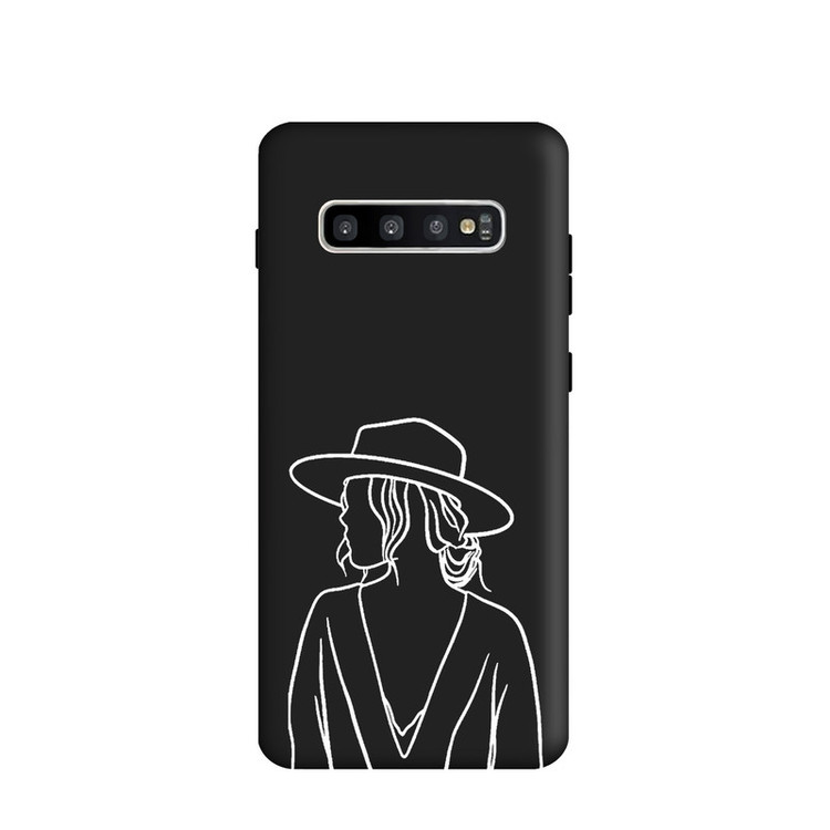 کاور طرح دخترانه مینیمال فانتزی کد y6118 مناسب برای گوشی موبایل سامسونگ Galaxy S10 Plus