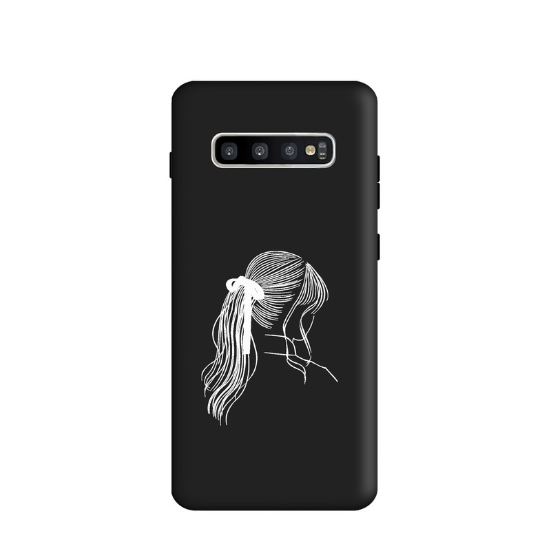 کاور طرح دخترانه مینیمال کد y6123 مناسب برای گوشی موبایل سامسونگ Galaxy S10 Plus