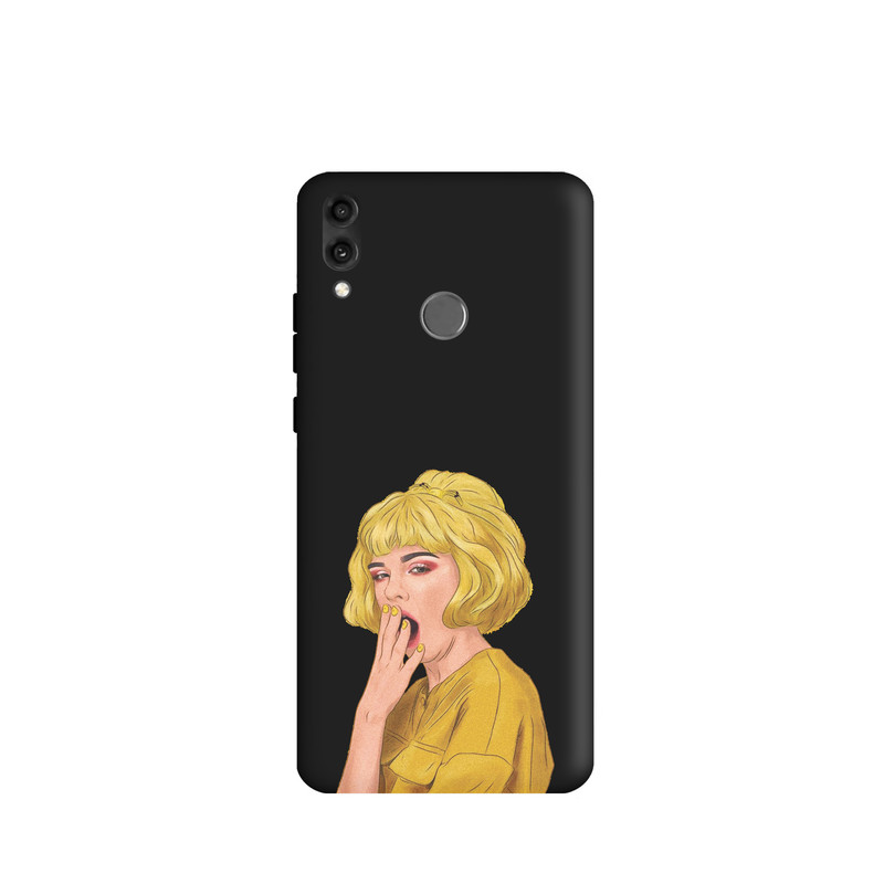 کاور طرح دختر خوابالو کد u244 مناسب برای گوشی موبایل هوآوی honor 8C