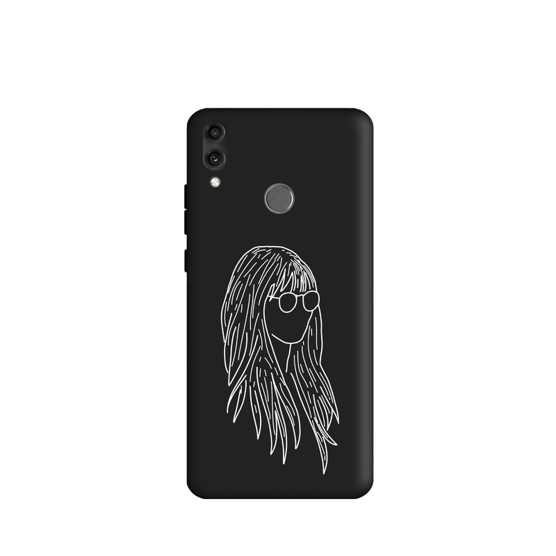 کاور طرح دختر مینیمال کد u246 مناسب برای گوشی موبایل هوآوی honor 8C
