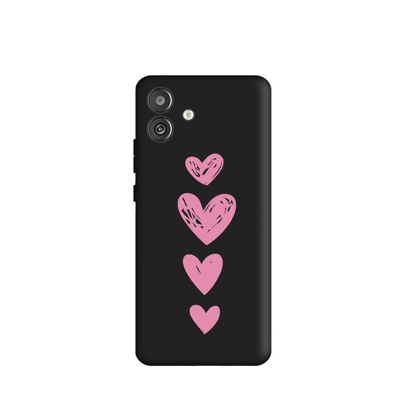 کاور قاب گارد طرح قلب صورتی کد s10674 مناسب برای گوشی موبایل سامسونگ Galaxy M13 5G / A04