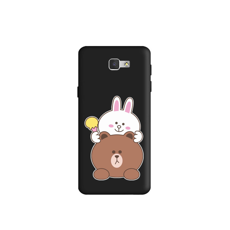 کاور قاب گارد طرح خرگوشی و خرسی کد s8266 مناسب برای گوشی موبایل سامسونگ Galaxy C7 Pro