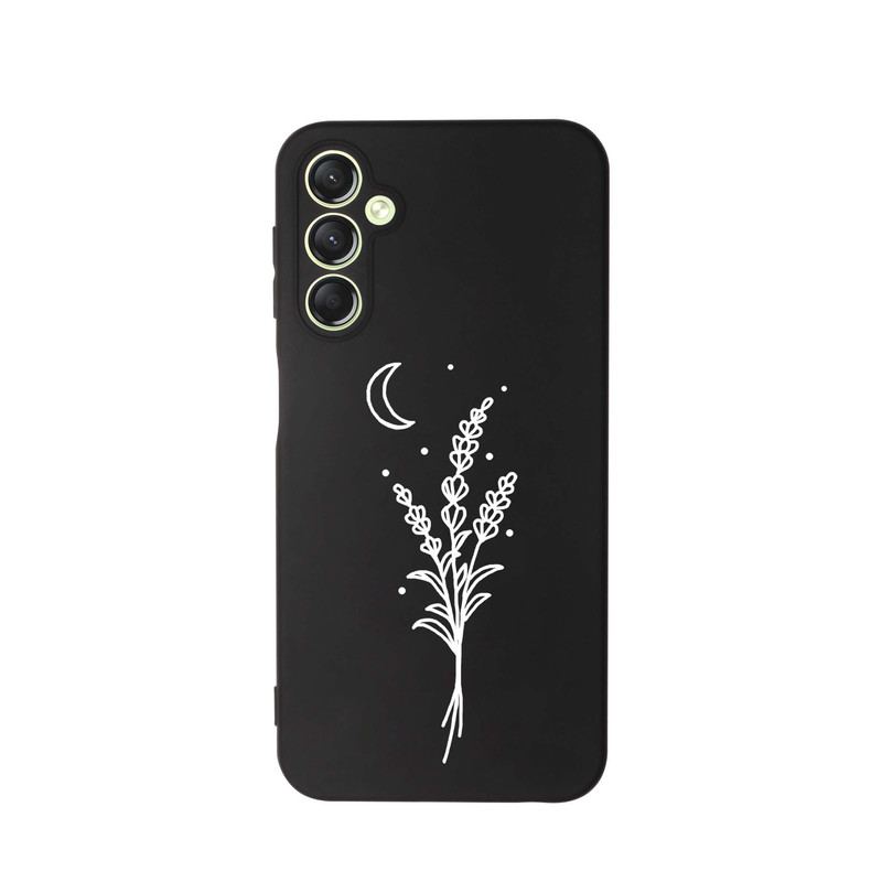 کاور قاب گارد طرح گل و ماه کد s7850 مناسب برای گوشی موبایل سامسونگ Galaxy A24