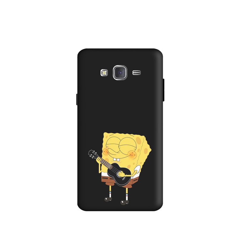 کاور طرح باب اسفنجی کد u2818 مناسب برای گوشی موبایل سامسونگ Galaxy J3 2015 / J3 2016