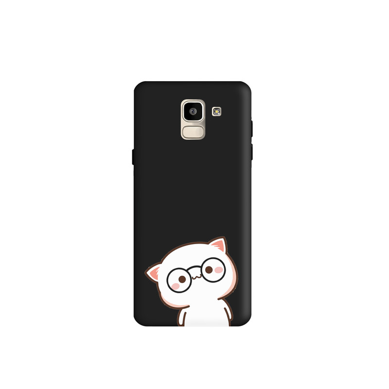 کاور طرح گربه فانتزی دخترانه کد y6759 مناسب برای گوشی موبایل سامسونگ Galaxy A6 2018