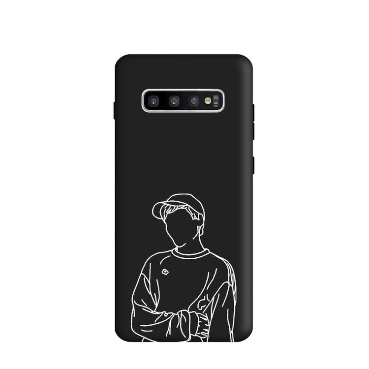 کاور طرح مینیمال پسرانه کد y6272 مناسب برای گوشی موبایل سامسونگ Galaxy S10