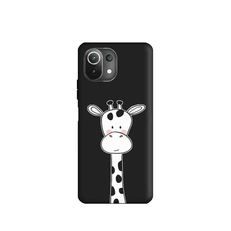 کاور طرح زرافه سفید کد s3142 مناسب برای گوشی موبایل شیائومی Mi 11 LiTE