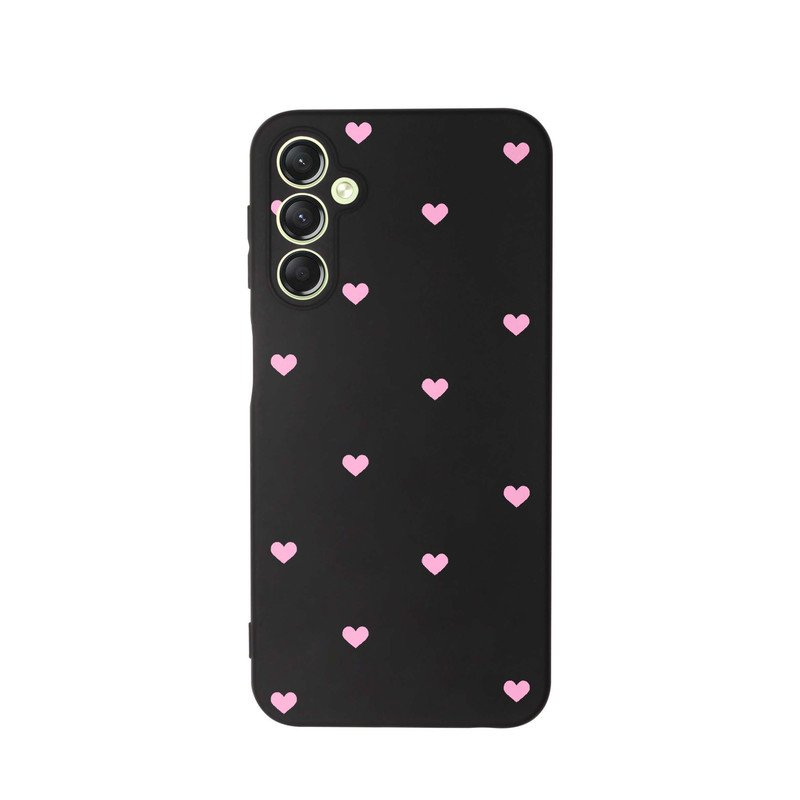 کاور قاب گارد طرح قلب صورتی کد s12434 مناسب برای گوشی موبایل سامسونگ Galaxy A55