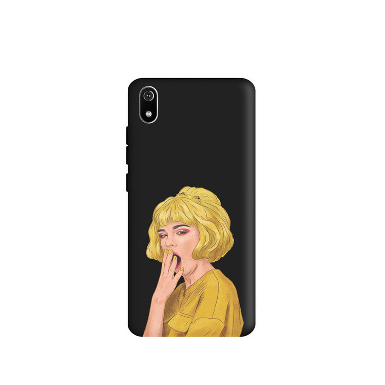 کاور طرح دختر خوابالو کد y8434 مناسب برای گوشی موبایل شیائومی Redmi 7A
