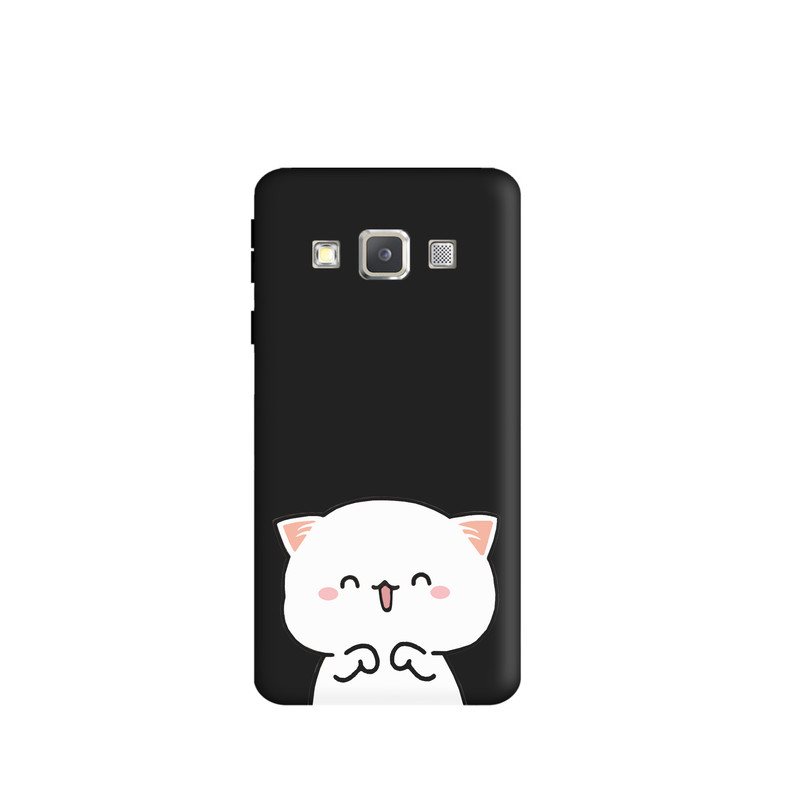 کاور طرح گربه دخترانه کد y586 مناسب برای گوشی موبایل سامسونگ Galaxy A3 2015 / A300