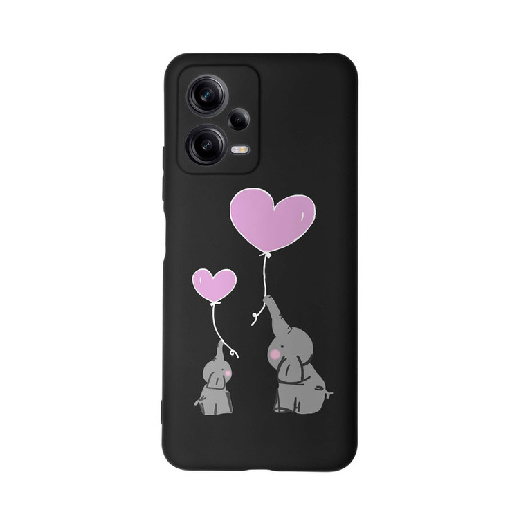کاور طرح فیل قلب صورتی کد s5979 مناسب برای گوشی موبایل شیائومی Redmi Note 12 Pro Plus 5G