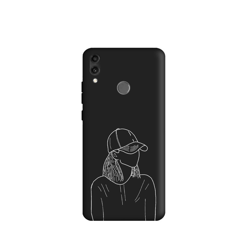 کاور طرح دخترانه مینیمال کد u256 مناسب برای گوشی موبایل هوآوی honor 8C