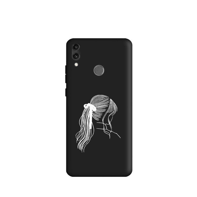 کاور طرح دخترانه مینیمال کد u257 مناسب برای گوشی موبایل هوآوی honor 8C
