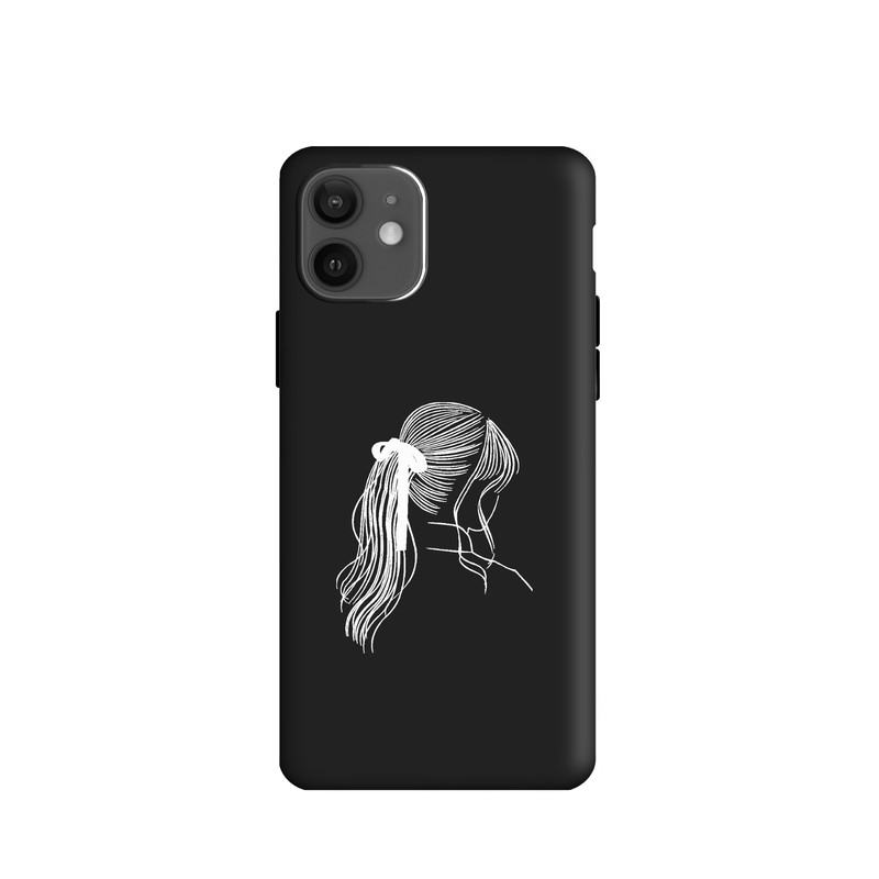 کاور طرح دخترانه مینیمال کد u4559 مناسب برای گوشی موبایل اپل iPhone 12MINI