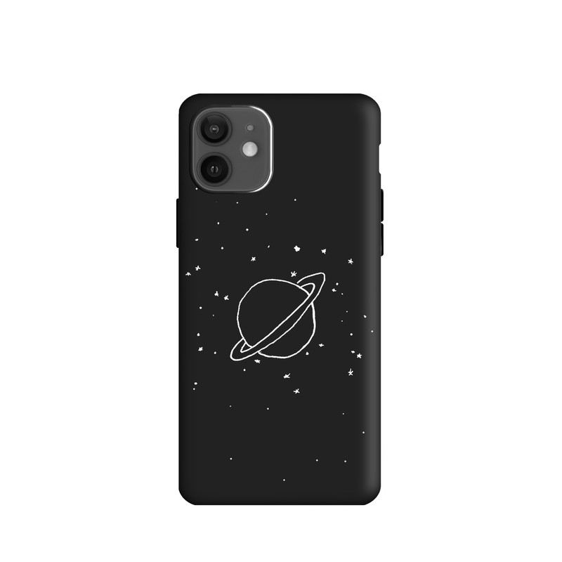 کاور طرح سیاره زحل مینیمال کد u4563 مناسب برای گوشی موبایل اپل iPhone 12MINI