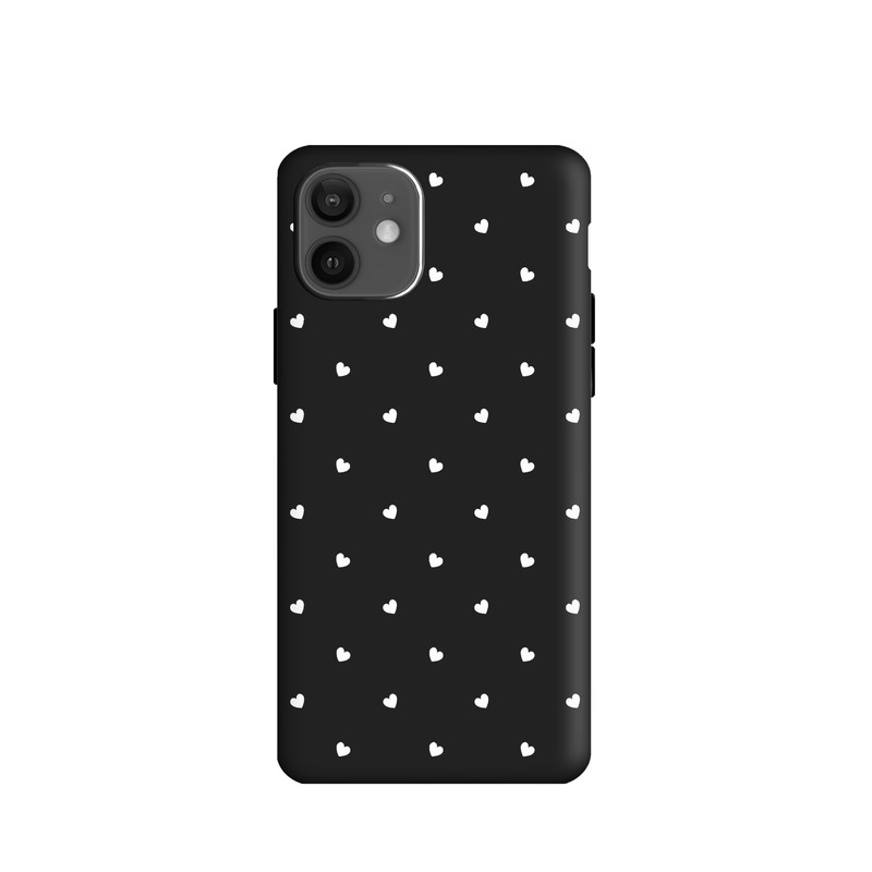کاور طرح قلب سفید کد u4580 مناسب برای گوشی موبایل اپل iPhone 12MINI
