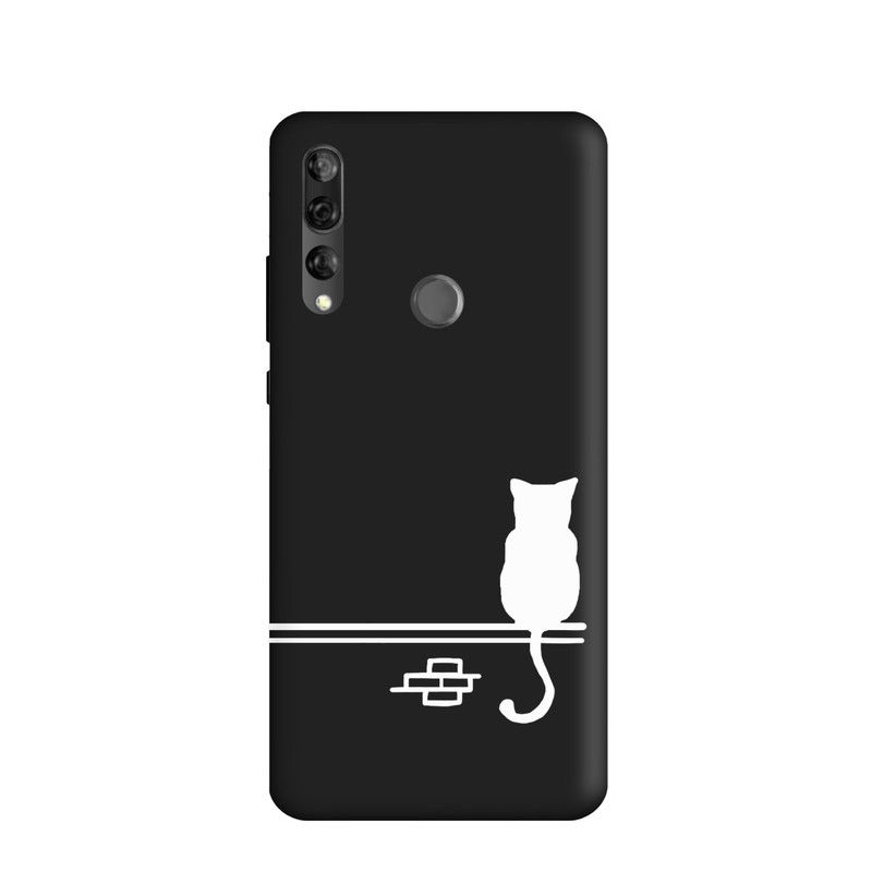 کاور طرح گربه مینیمال کد u3688 مناسب برای گوشی موبایل هوآوی Y9 prime 2019 / آنر 9X