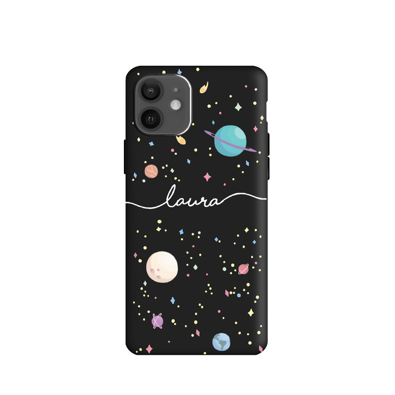 کاور طرح کهکشان مینیمال کد u4585 مناسب برای گوشی موبایل اپل iPhone 12MINI