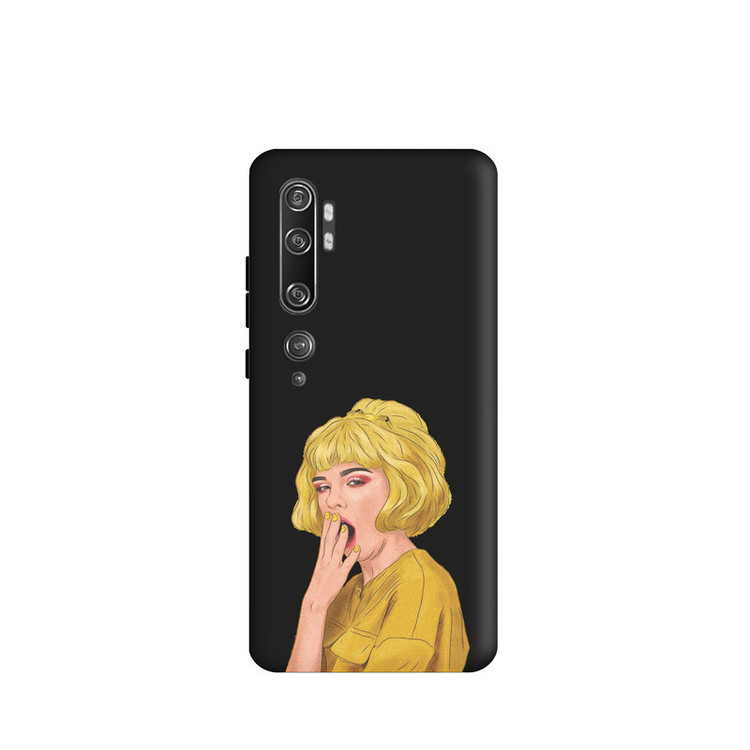 کاور طرح دختر خوابالو کد y7827 مناسب برای گوشی موبایل شیائومی Mi Note 10 / Mi Note 10 pro