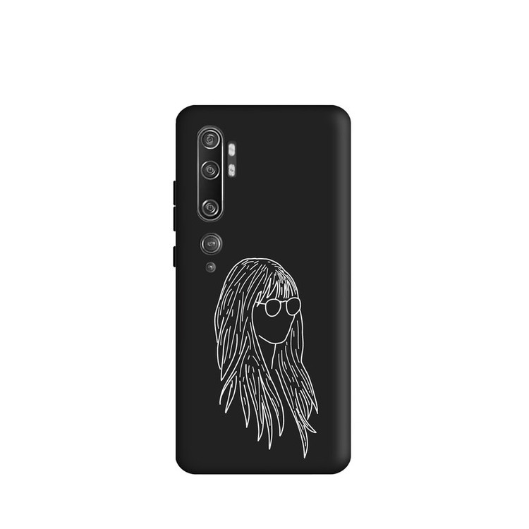 کاور طرح دختر مینیمال کد y7829 مناسب برای گوشی موبایل شیائومی Mi Note 10 / Mi Note 10 pro