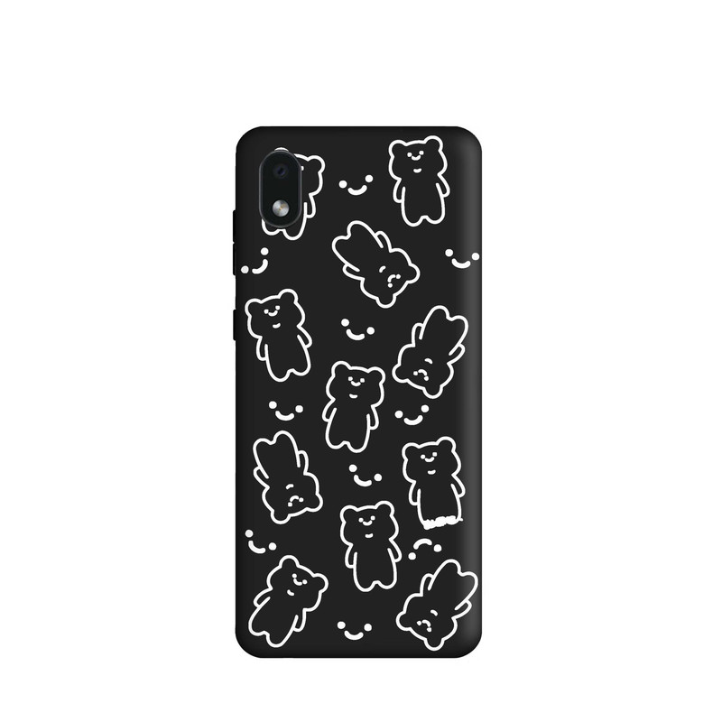 کاور قاب گارد طرح خرسی کد s7874 مناسب برای گوشی موبایل سامسونگ Galaxy A01 Core