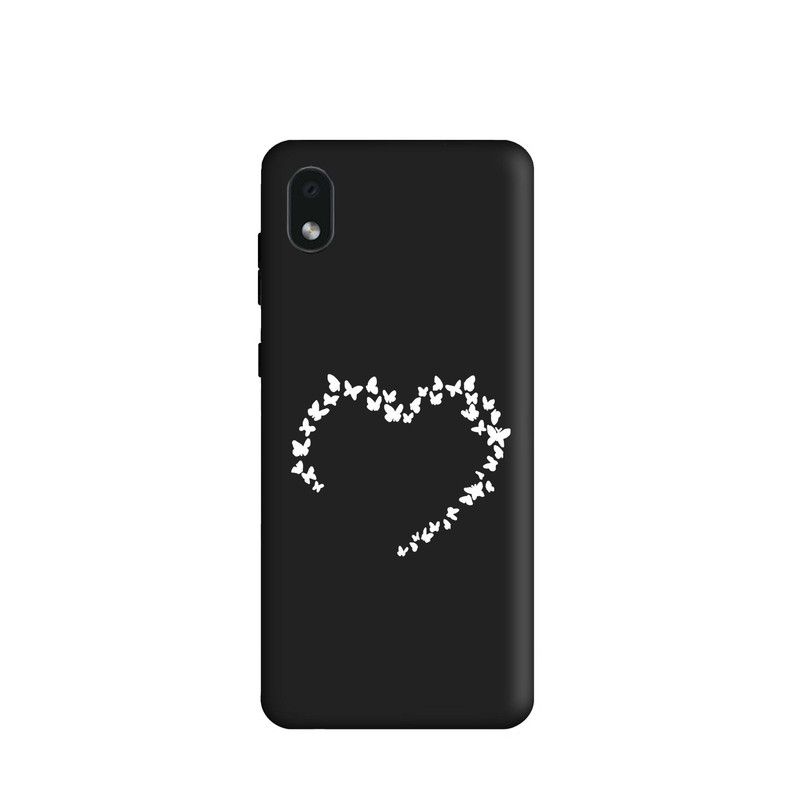 کاور قاب گارد طرح قلب پروانه ای کد s7877 مناسب برای گوشی موبایل سامسونگ Galaxy A01 Core