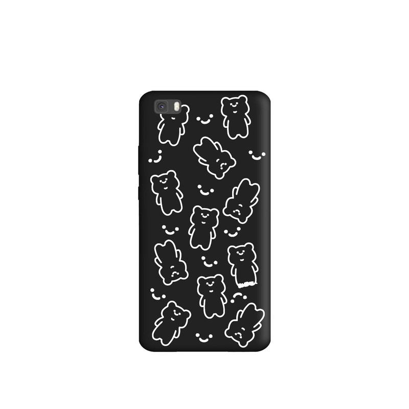 کاور قاب گارد طرح خرسی کد s9204 مناسب برای گوشی موبایل هوآوی P8 Lite