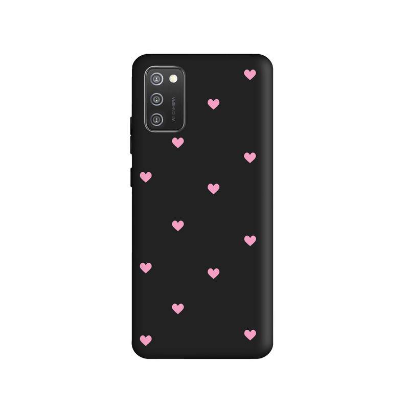 کاور طرح قلب صورتی کد y270 مناسب برای گوشی موبایل سامسونگ Galaxy A02s