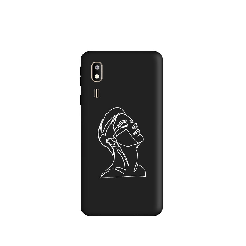 کاور طرح چهره مینیمال پسرانه کد y313 مناسب برای گوشی موبایل سامسونگ Galaxy A2core