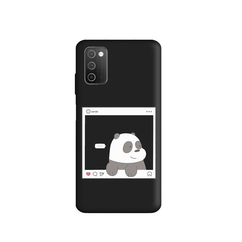 کاور طرح خرس کله فندقی کد y436 مناسب برای گوشی موبایل سامسونگ Galaxy A03S