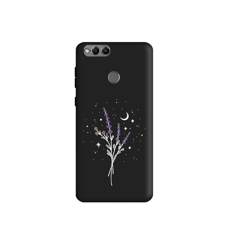 کاور طرح گل مینیمال کد u094 مناسب برای گوشی موبایل هوآوی honor 7X