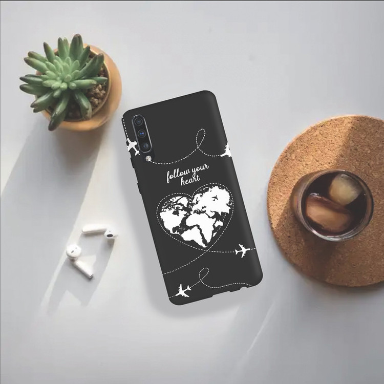 کاور طرح نقشه ی قلب مناسب برای گوشی موبایل سامسونگ Galaxy A50