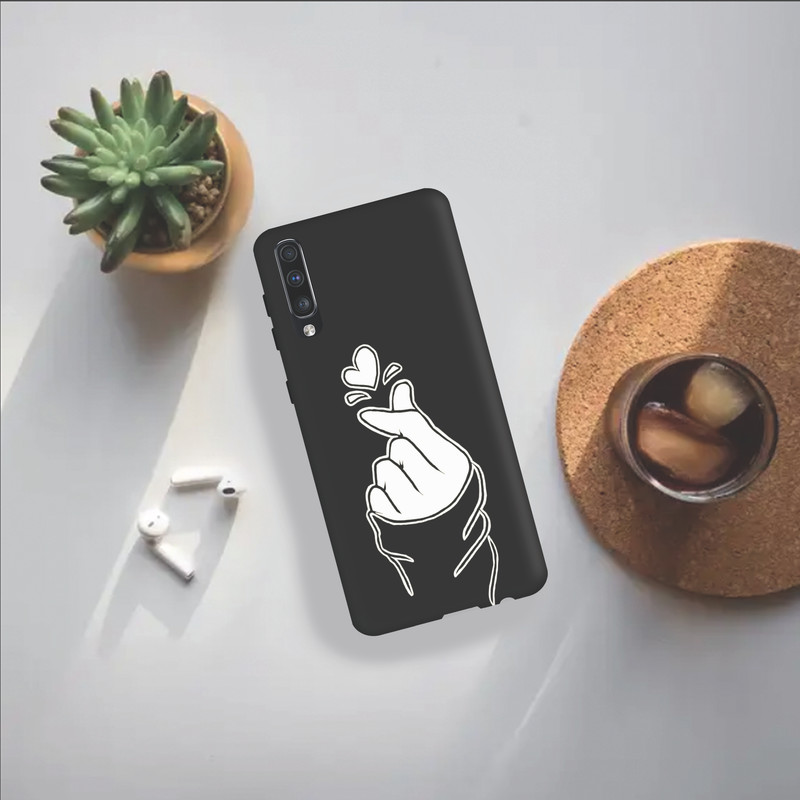 کاور طرح دست عاشقانه مناسب برای گوشی موبایل سامسونگ Galaxy A50