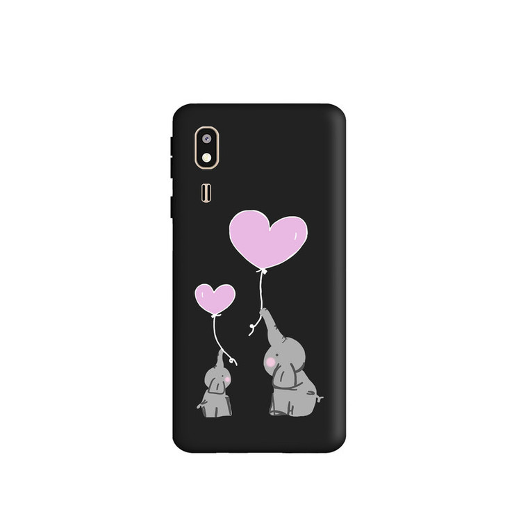 کاور طرح فیل قلب صورتی کد s1517 مناسب برای گوشی موبایل سامسونگ Galaxy A2core