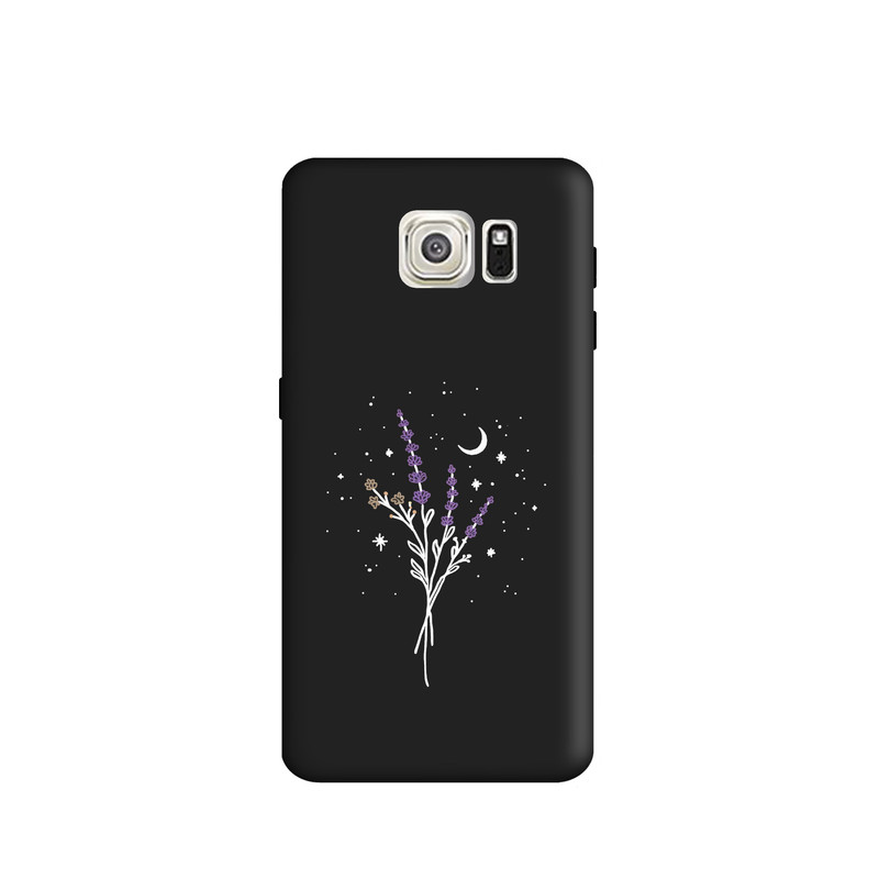 کاور طرح گل مینیمال کد y5453 مناسب برای گوشی موبایل سامسونگ Galaxy S6