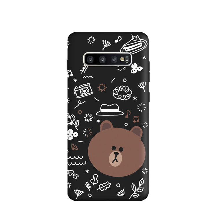 کاور طرح خرس فانتزی لاین کد y6102 مناسب برای گوشی موبایل سامسونگ Galaxy S10 Plus