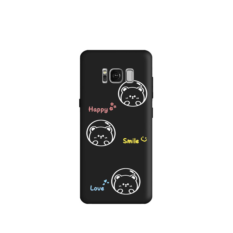 کاور قاب گارد طرح خرسی کد s8465 مناسب برای گوشی موبایل سامسونگ Galaxy S8