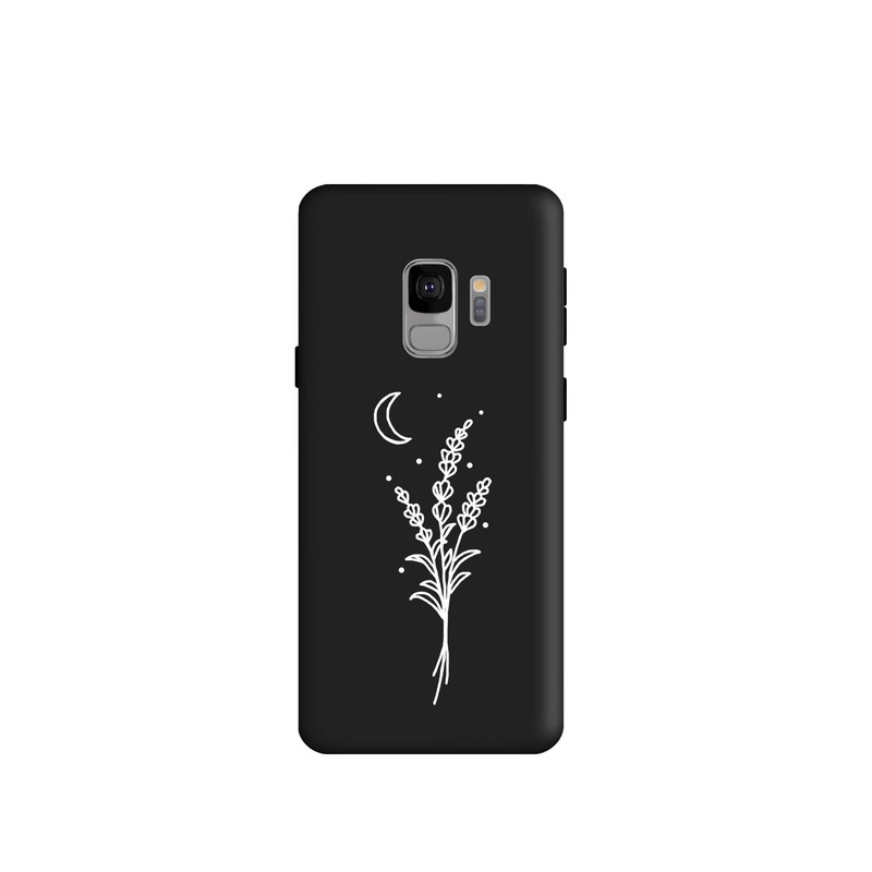 کاور قاب گارد طرح گل و ماه کد s8490 مناسب برای گوشی موبایل سامسونگ Galaxy S9