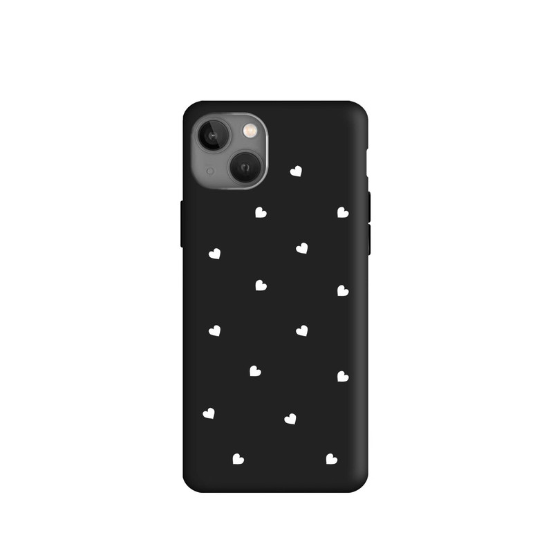 کاور طرح قلب سفید کد s5369 مناسب برای گوشی موبایل اپل iphone 13 mini