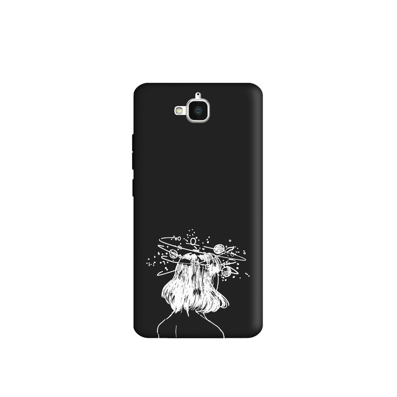 کاور طرح دخترانه مینیمال کد u2656 مناسب برای گوشی موبایل هوآوی Y6 pro