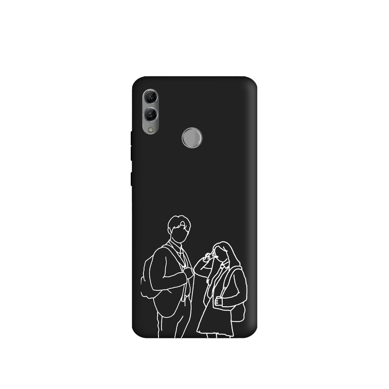 کاور طرح عاشقانه مینیمال کد u869 مناسب برای گوشی موبایل هوآوی P Smart 2019 / آنر 10 Lite