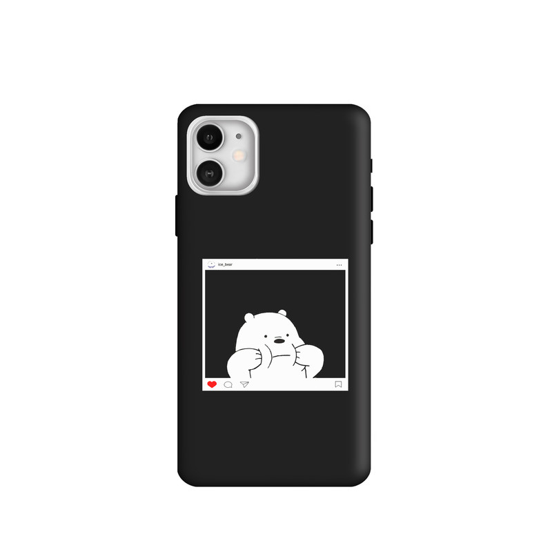 کاور طرح خرس کله فندقی کد u4342 مناسب برای گوشی موبایل اپل iPhone 11