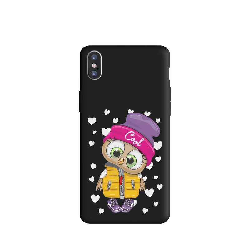 کاور طرح جغد دخترانه کد s3988 مناسب برای گوشی موبایل اپل iphone XR